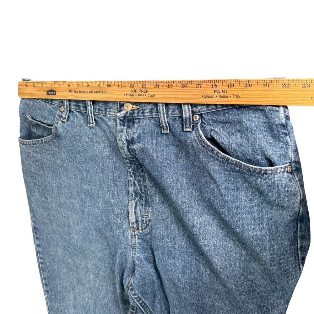 Wrangler Mens Western Workwear Cowboy Rodeo Ranch Jeans‎ 44x30 Relaxed Fit Denim